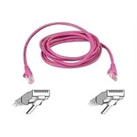 Belkin 5' Cat6 UTP Patch Cable Pink Snagless A3L980-05-PNK-S